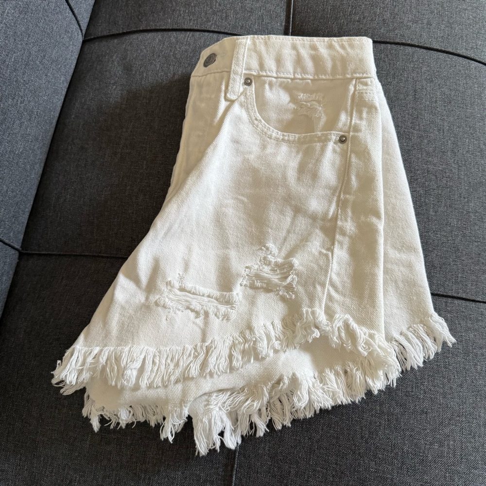 Wild Fable White Highest Rise Jean Shorts, 2 - Picture 10 of 14